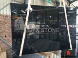 Nero Marquina / Black Less Vein Marble Slab / Floor Tile