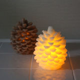 Pine Cone LED Candle