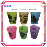 Colorful Frosty Cup, Frosting Shot Glass with Decal