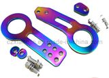 Jdm for Honda Front +Rear Neo Chrome Aluminum Tow Hooks