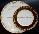 Ceramic/Porcelain/Dinner/Tableware/Kitchenware Plate (K6393-T4)