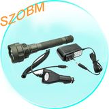 Rechargeable CREE 3xQ5 LED Aluminum Flashlight