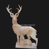Stone Deer Carving Sculpture (ANL002)