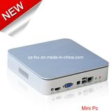 2013 Mini Itx Computer Case PC Embedded Computer with Intel Atom D2550 Dual Core CPU 2 RJ45 Port Support 1080p and Webcam