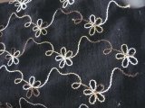 Caddice Embroideried on Wool Fabric