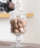 Clear Glass Apothecary Candy Jar