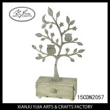 Decoration Metal Tree Crafts with Small Drawer