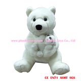 35cm Polar Bear Plush Toys (carrying a baby bear)