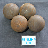 B3 D80mm Surface Hardness 57-60HRC Grinding Media Hot Rolling Steel Ball