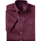 Burgundy Stand up Collar Short Sleeves Uniform (WXM284)