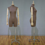 Fabric Wrapped Female Torso Mannequin for Window Display