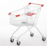 Zinc Plated Supermarkt Shopping Trolley Cart for Sale