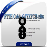 FTTH Self Supporting Optical Fiber Cable Gjyxfch-2b6