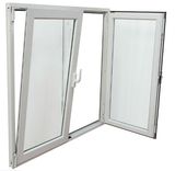 Morden Style Aluminum Tilt and Turn Window with Double Glass