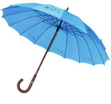 Auto Open Customer Designed Wood Handle Straight Umbrella (BD- 63)