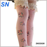 2015 Fashion Lace Trimmed Boot Socks for Girls