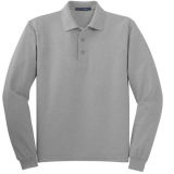 Different Color Collar Polo Shirt