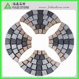Natural Fan Shape Colorful Paving Stone (FLS-999)