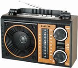 Multifunction Radio with USB/SD and Rechargeable Battery and Wooden Cabinet (HN-2212UAR)