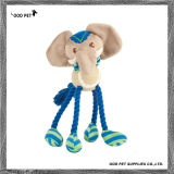 Cotton Rope Legs Plush Elephant Dog Toy