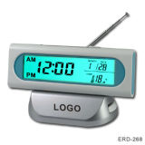 Clock Controlled FM Radio w/ Calendar & Backlight(ERD-268)