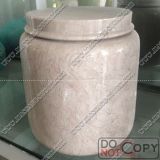 Occident Style Stone Cremation Urn for Funeral Products