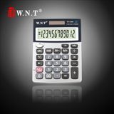 12 Digits Dual Power Desktop Calculator with Solar Power