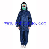 High-Quality PVC 190T Polyester Rainsuit for Adult, PVC Waterproof Raincoat (HNRS1)