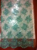 Net Lace with Beads for Wedding Dress