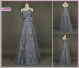 Exquisite Beauty a-Line Strapless Lace Beading Floor Length Tulle Evening Dress, Party Dress, Cocktail Dress (AS5997)