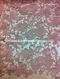 Fashion Design African French Lace Fabric for Dress Cl726- Brown