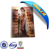 Custom All Kinds of 3D Cover Notebook for Promotional Gift