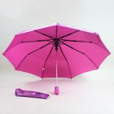 New Design 9k Fabric Auto Open Fold Umbrella