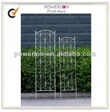 Creamy White Iron Garden Trellis