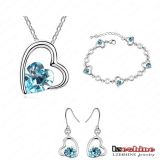2013 Fashion Heart Earring and Necklace Jewelry Set Accessories (ST-HQS0093)