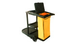 New Style Plastic Janitor Cart with Cover