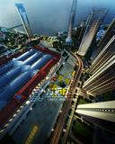 Planform High Rise Architecture 3D Rendering