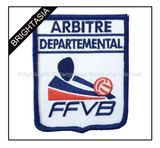 Merrow Border Iron on Backing Embroidery School Patches (BYH-10946)