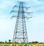 220v Power Transmission Line Tower