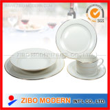 20PCS Porcelain / Ceramics Dinnerware with Gold Lines