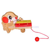 Wooden Toy - Vehicle Squirrel Knock