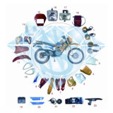 Motorcycle Body Parts for GY125