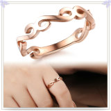 Fashion Jewelry Stainless Steel Jewellery Finger Ring (HR3224RG)