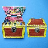 Treasure Box Metal Badge for Promotion or Souvenier (Ele-P026)