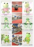 Very Soft Stuffed Green Frog Toy