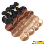 Wholesale Three Tone Ombre Colored Indian Remy Hair