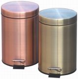 Pedal Bin with Brass Coating