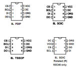 3-Wire Serial Eeprom 1k, 2k and 4kbit (8-bit or 16-bit wide)