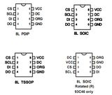 3-Wire Serial Eeprom 1k, 2k and 4kbit (8-bit or 16-bit wide)