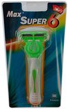 P6 Razor, 6 Sensor Blades Razor, Match to Dorco Pace6 for Lady